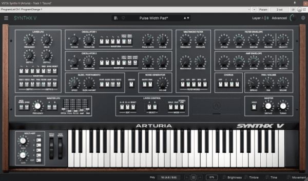 Arturia Synthx V (Elka Synthex Emulation)